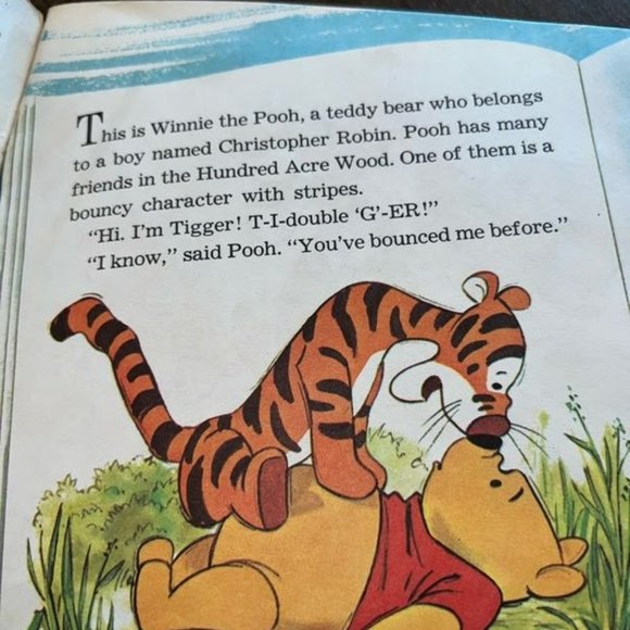 Vintage Walt Disney Winnie the Pooh and Tigger Too Book & Record - Picture 8 of 8